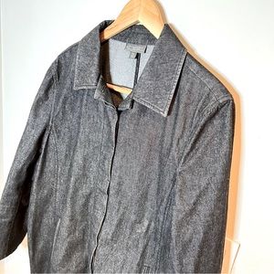 CLASSIQUES ENTIER | black denim duster jean jacket